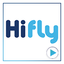 Hi Fly Airline Logo for the time-lapse video project by Airline Time-lapses
